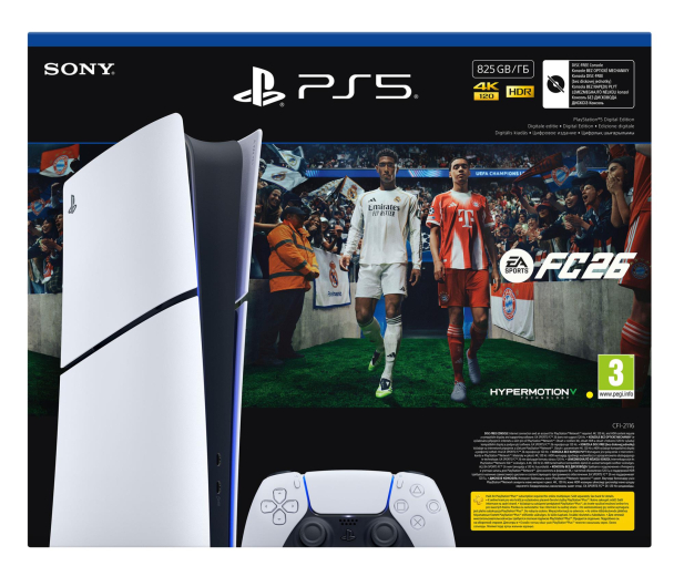 Sony PlayStation 5 Slim Digital + FC 26 - 1367211 - zdjęcie 5
